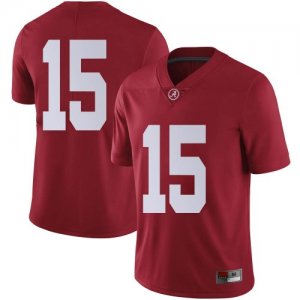 Youth Alabama Crimson Tide #15 Eddie Smith Crimson Limited NCAA College Football Jersey 2403ZROV6